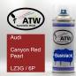 Preview: Audi, Canyon Red Pearl, LZ3G / 6P: 400ml Sprühdose, von ATW Autoteile West.